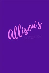 Allison's Notebook