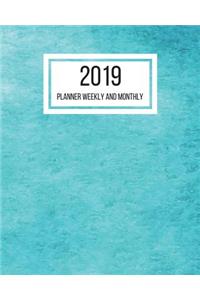 2019 Planner Weekly and Monthly