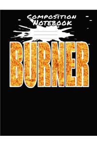 Burner Composition Notebook