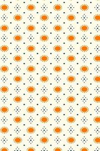 2019 Weekly Planner Retro Dots Diamonds Pattern Design 134 Pages