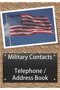 Military Contacts Telephone/ Address Book