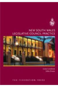 New South Wales Legislative Council Practice