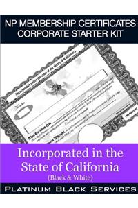 NP Membership Certificates Corporate Starter Kit