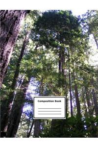 Composition Book College Ruled Trees