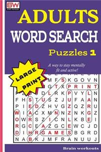 Adults Word Search Puzzles 1