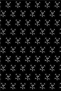 Journal Notebook For Cat Lovers Cats in the Dark Pattern 1