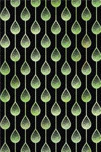 Journal Notebook Teardrops Pattern 4
