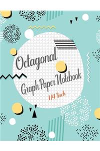 Octagonal Graph Paper Notebook 1/4 Inch