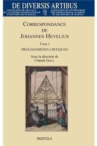 Johannes Hevelius, Correspondance de Johannes Hevelius