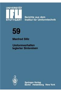 Umformverhalten legierter Sintereisen