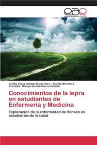 Conocimientos de la lepra en estudiantes de Enfermería y Medicina