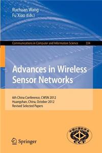 Advances in Wireless Sensor Networks