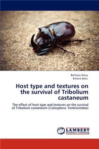 Host type and textures on the survival of Tribolium castaneum