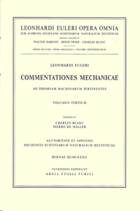 Commentationes Mechanicae Et Astronomicae AD Scientiam Navalem Pertinentes 2nd Part