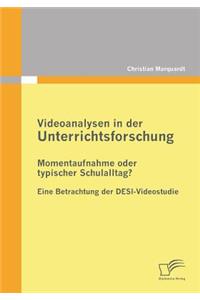 Videoanalysen in der Unterrichtsforschung