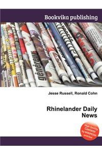Rhinelander Daily News