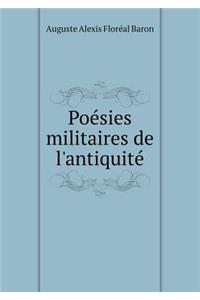 Poésies militaires de l'antiquité