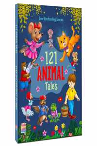 121 Animal Tales Stories - Illustrated Story Books for Kids and Childrens - Bedtime Short Stories with Colourful Pictures in English | Hello Friend Books - Ages 3+ Years