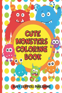 Cute Monsters Coloring Book