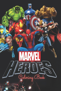Marvel heroes Coloring Book