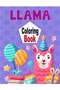 llama coloring book
