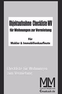 Objektaufnahme Checkliste WV