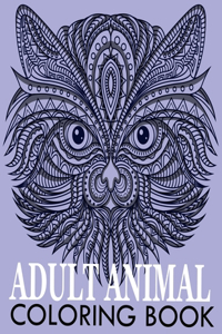 Adult Animal Coloring Book