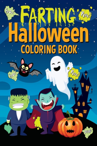 Farting Halloween Coloring Book