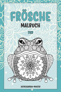 Malbuch - Stressabbau-Muster - Tier - Frösche