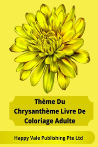 Thème Du Chrysanthème Livre De Coloriage Adulte