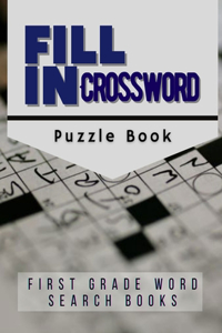 Fill In Crossword Puzzle Books First Grade Word Search Books