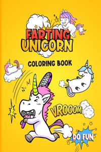 Farting Unicorn Coloring Book
