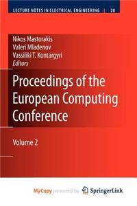Proceedings of the European Computing Conference