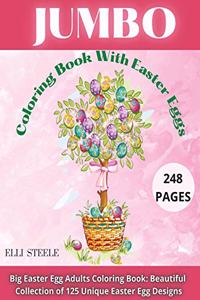 Jumbo Coloring Book With Easter Eggs
