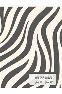 Daily planner July 19 - June 20