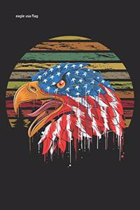 eagle usa flag