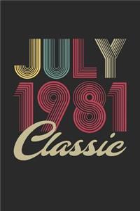 Classic July 1981