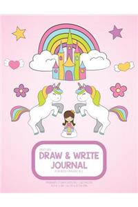 Unicorn Draw And Write Journal For Kids Grades K-2