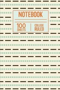 Notebook 100 Sheets College Ruled