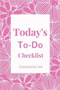 Today's To-Do Checklist