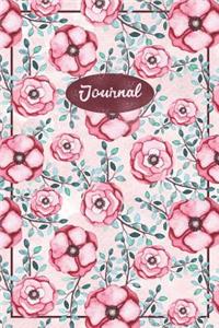 Watercolor Floral Journal