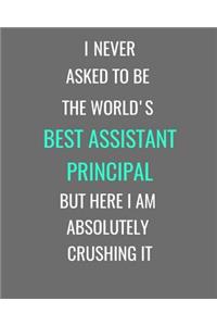 I Never Asked To Be The World's Best Assistant Principle But Here I Am Absolutely Crushing It