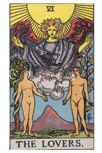 Tarot Notebook Journal - The Lovers