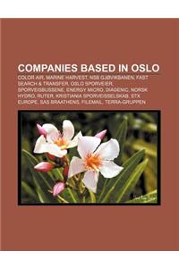 Companies Based in Oslo