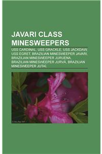 Javari Class Minesweepers