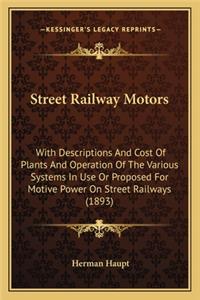 Street Railway Motors