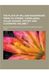 The Plays of William Shakspeare Volume 7