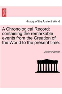 A Chronological Record