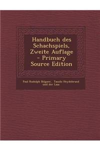 Handbuch Des Schachspiels, Zweite Auflage