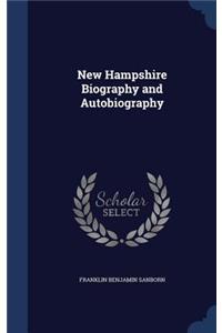 New Hampshire Biography and Autobiography